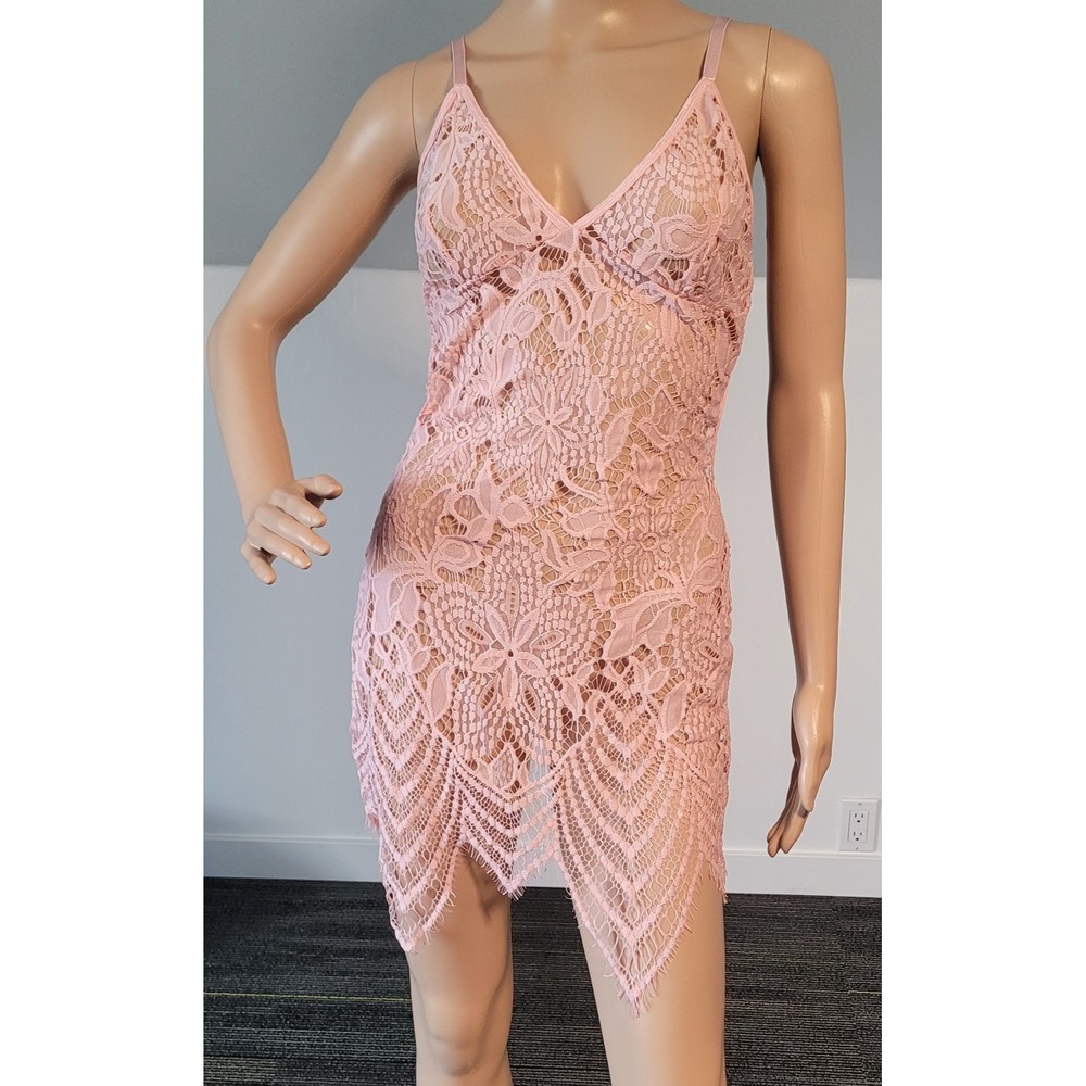 Sexy-Pink-Women-Party-Dress-Babydoll-Teddy-G-String-Clubwear Medium ELE-115948